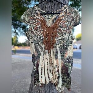 Apt. 9 Women's Multicolor Paisley Blouse